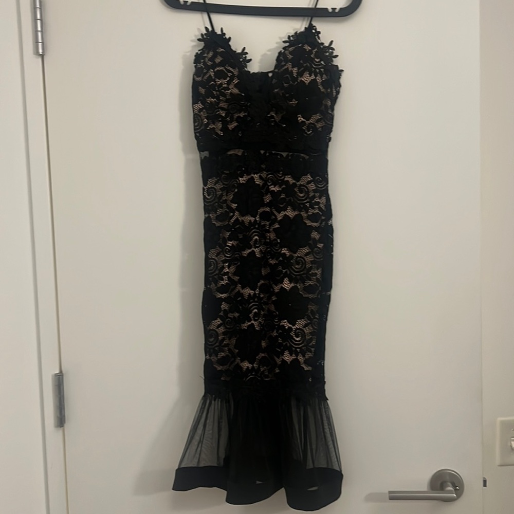 Black and nude dress size M